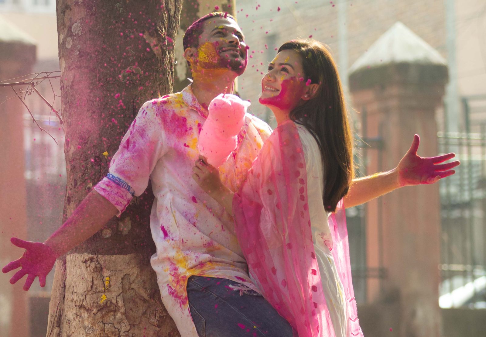 Arun Chhetri  and Subeksha Khadka 